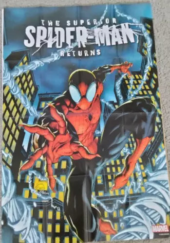Marvel Promo Folded Poster Superior Spiderman Returns #1 24" x 36" New