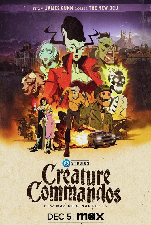 DC Comics Creature Commndos 17" x 22" Promo Poster New