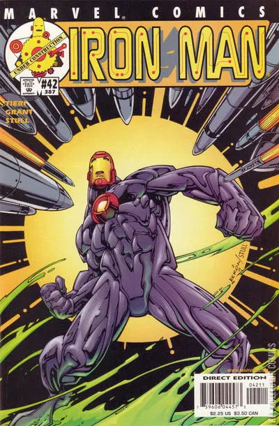 Iron Man #42 (Vol 2) Key Alert!!! 1st S.K.I.N Armor