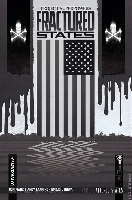 Project Superpowers: Fractured States #1 Wooton 1:10 B&W Variant