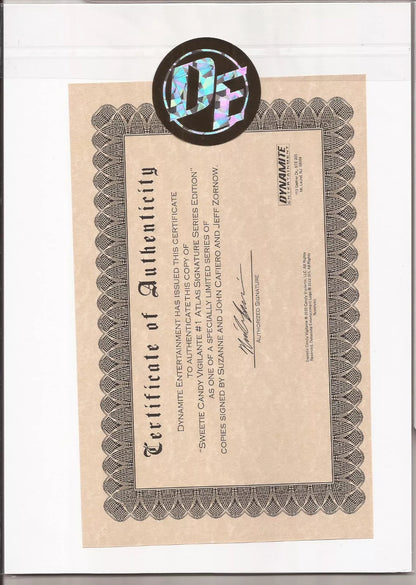 Sweetie: Candy Vigilante #1 Limited Signed Copy by Zornow & Cafiero w/COA