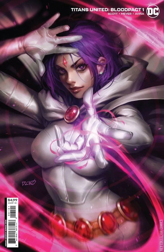 Titans United: Bloodpact #1 Derrick Chew Card Stock Variant