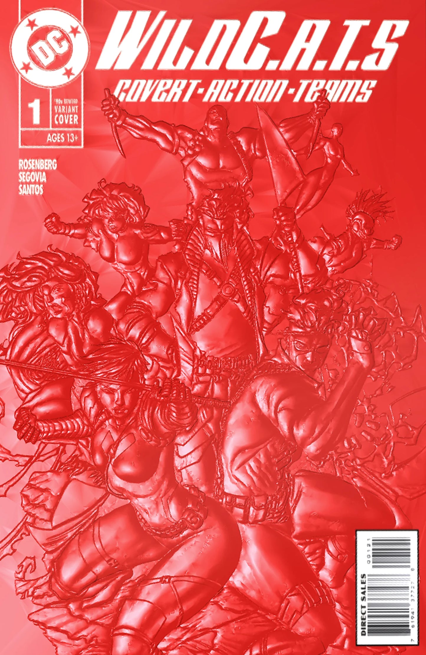 WildC.A.T.S #1 90's Embossed Variant